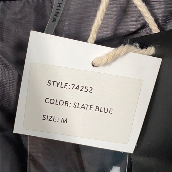 Dolce Cabo Slate Blue Suede Blazer - Picture 4 of 8